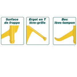 LEVE GRILLES ET PLAQUES D'EGOUT TOUCAN