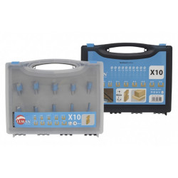 COFFRET 10 MECHES A RAINER DROITES REF 428.700.10