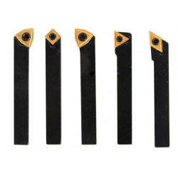 JEU DE 5 OUTILS 8X8MM A PLAQUETTES