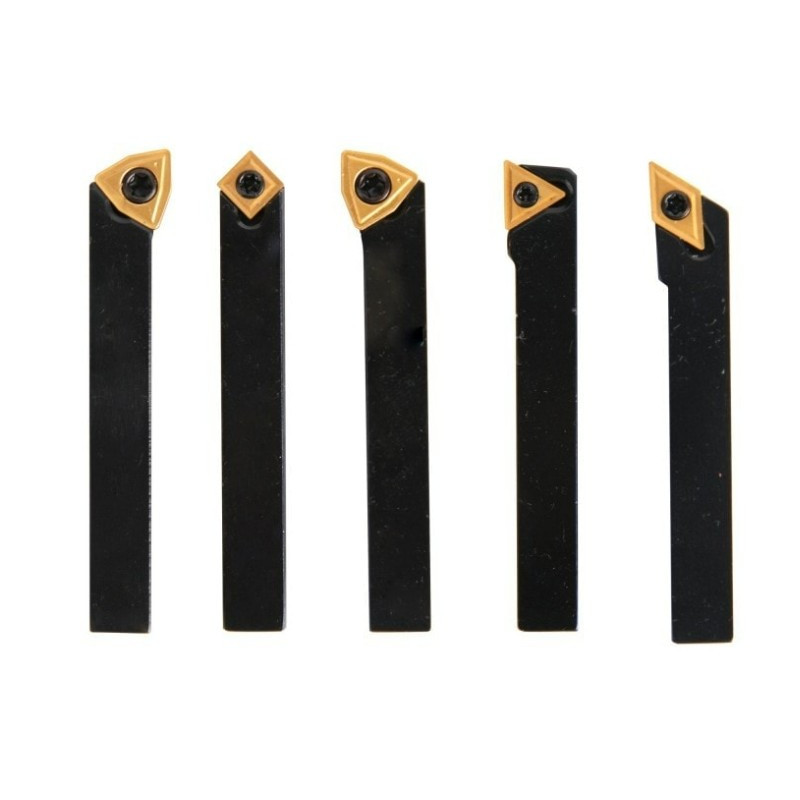 JEU DE 5 OUTILS 8X8MM A PLAQUETTES