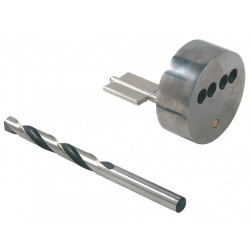 GABARIT DE PERÇAGE MOTTURA 3 POINTS AVEC FORET 8 X 117 MM