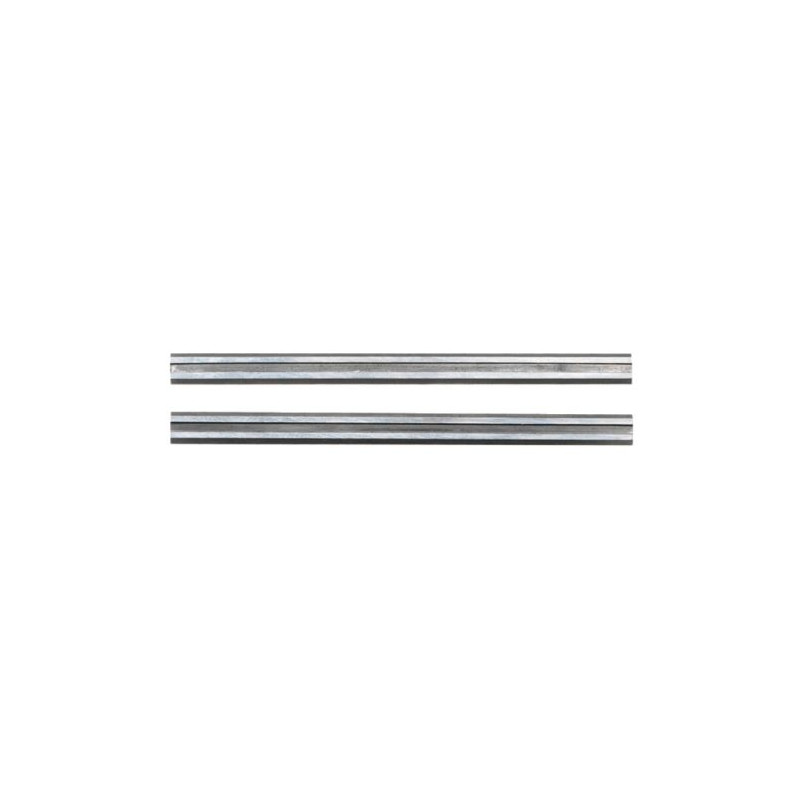 JEU DE 2 PLAQUETTES RÉVERSIBLES CARBURE DE TUNGSTÈNE 82 MM POUR RABOTS