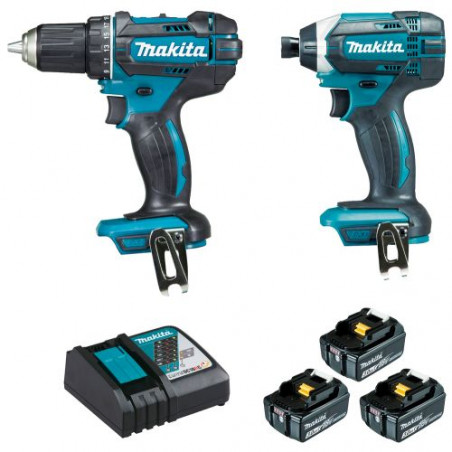 ENSEMBLE DE 2 MACHINES 18 V LI-ION 3 AH  (DDF482 + DTD152)