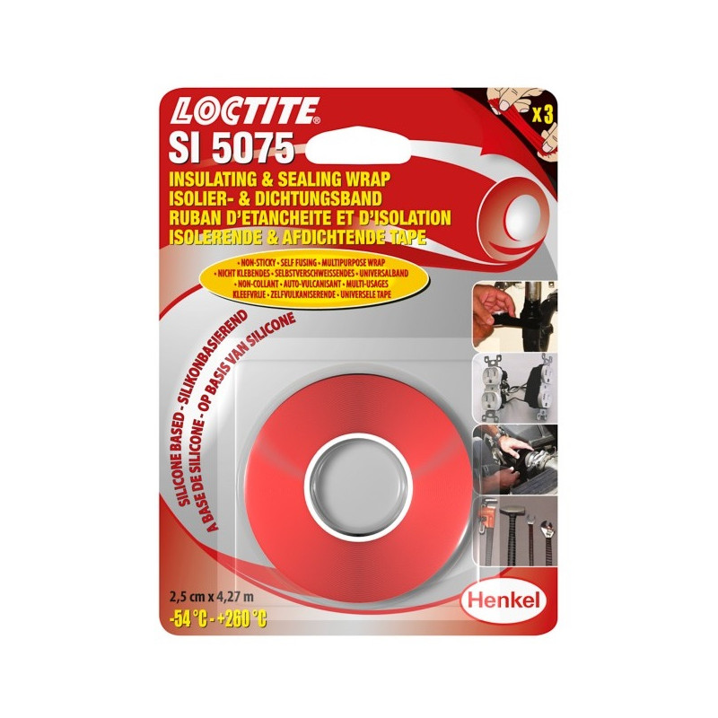 RUBAN ADHÉSIF LOCTITE SI 5075 POUR ISOLATION ET ÉTANCHÉITÉ