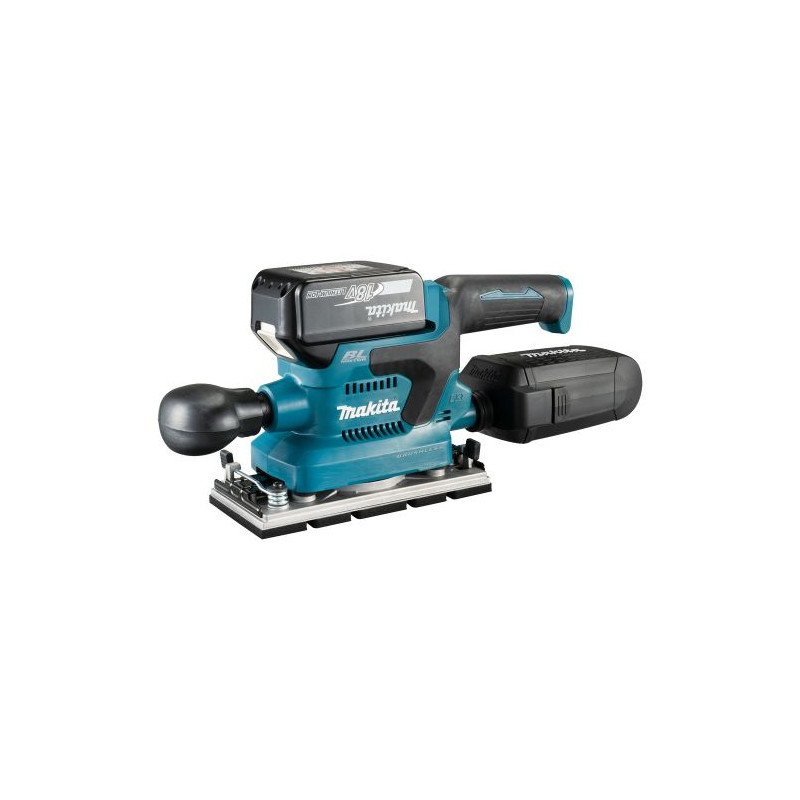 PONCEUSE VIBRANTE 18 V 93 X 185 MM - 2 BATTERIES 5 AH - COFFRET MAKPAC