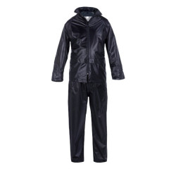ENSEMBLE IMPERMÉABLE VESTE ET PANTALON DOUBLE ENDUCTION PVC