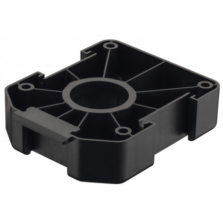 PLAQUE DE FIXATION CARRÉE NOIRE À VISSER POUR PLINTHE AXILO™