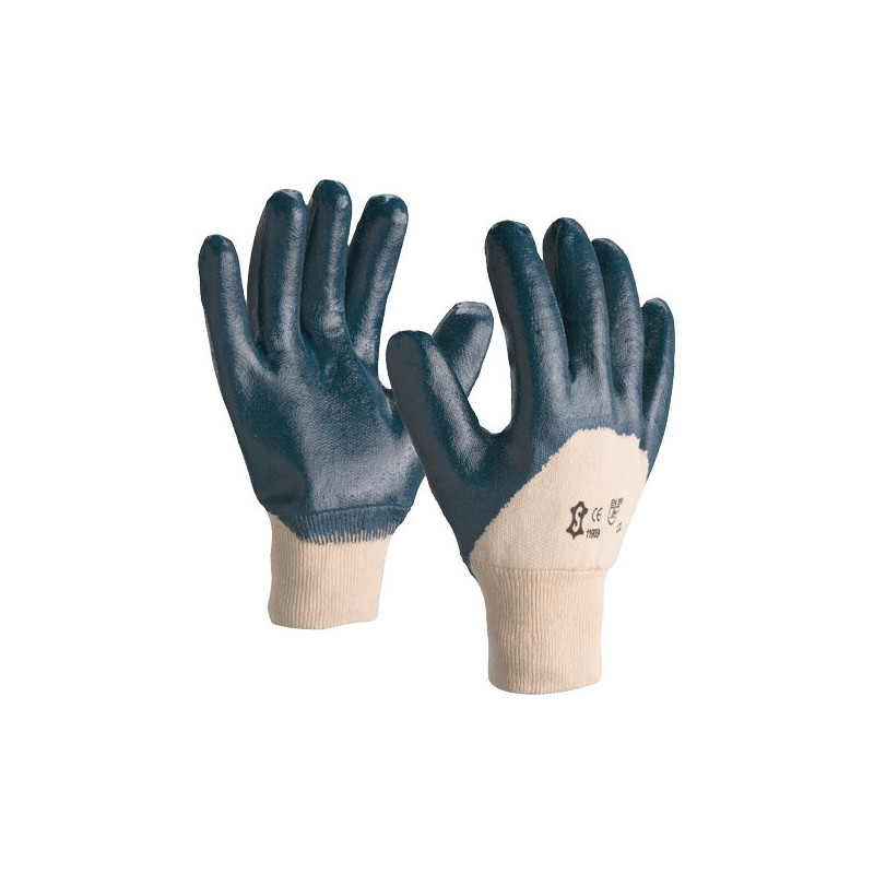 GANTS EN COTON JERSEY AVEC REVÊTEMENT NITRILE ET DOS RESPIRANT