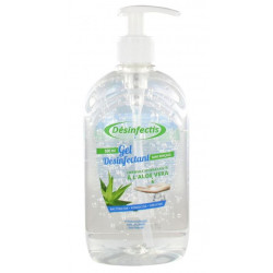 GEL DÉSINFECTANT SANS RINÇAGE 500 ML - DÉSINFECTIS