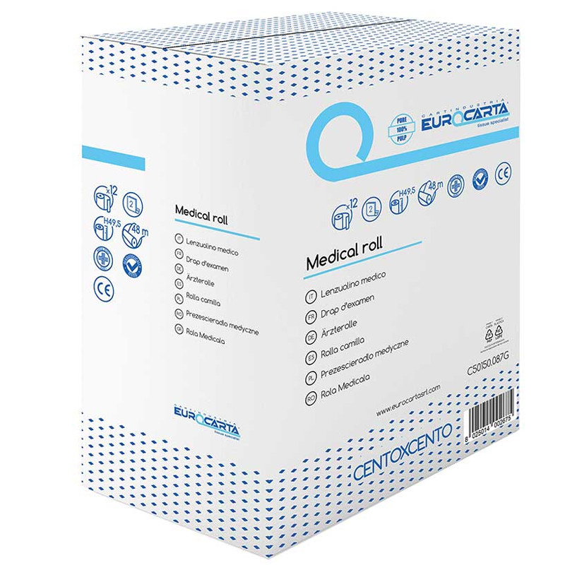 ROULEAUX MÉDICAUX PURE OUATE 49,5 CM X 48 M - C501/50.087G