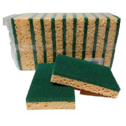 TAMPON DE NETTOYAGE VERT AVEC ÉPONGE - RÉFÉRENCE 114988