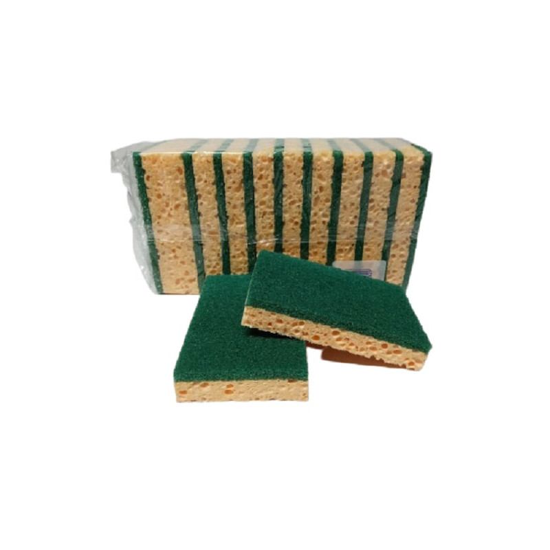TAMPON DE NETTOYAGE VERT AVEC ÉPONGE - RÉFÉRENCE 114988