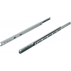 COULISSE À BILLES ACIER PRÉ-ZINGUÉ 17 MM SORTIE PARTIELLE - MODÈLE 450.25