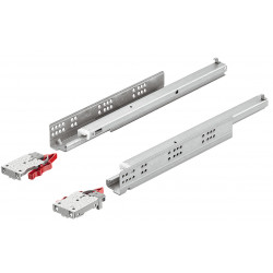 COULISSES SOUS TIROIR MATRIX RUNNER PUSH TO OPEN EN ACIER GALVANISÉ AVEC ATTACHES