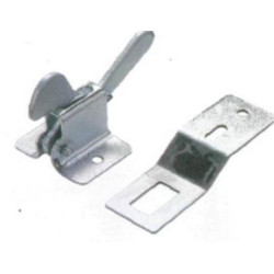 LOQUETEAU DE PLACARD COCOTTE EN ACIER ZINGUÉ VACHETTE - MODÈLE LOQCOTF05