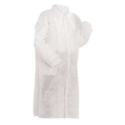 BLOUSE DE PROTECTION JETABLE EN POLYPROPYLÈNE 40G