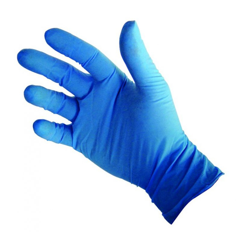 GANT JETABLE NITRILE BLEU NON POUDRÉ