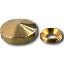 CACHE-VIS EN LAITON À POINTE CONIQUE GUITEL - MODÈLE 9038D1