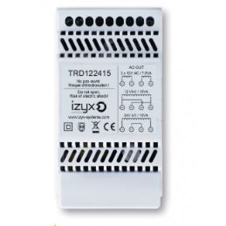 TRANSFORMATEUR POUR RAIL DIN MODÈLE TRD122415