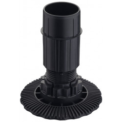 TUBE AXILO AVEC PATIN EN PLASTIQUE NOIR