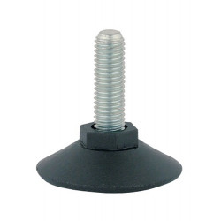 PATIN DE MEUBLE RÉGLABLE AVEC VIS ET PLATEAU DE PIED - MODÈLE 651.01