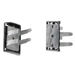 PIED À PLATINE ZINGUÉ AVEC VIS INTÉGRÉE