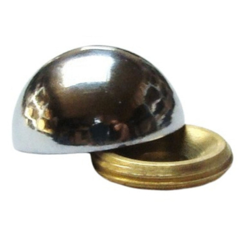 CACHE-VIS BOMBÉ LAITON 15 MM GUITEL