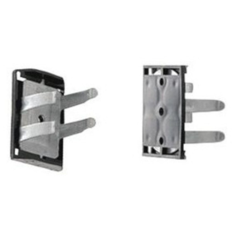 PIED À PLATINE ZINGUÉ AVEC VIS INTÉGRÉE