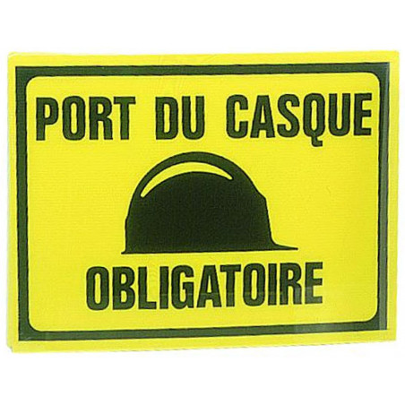 PANNEAU PORTE CASQUE OBLIGATOIRE NOVAP - 4304342.UNITE