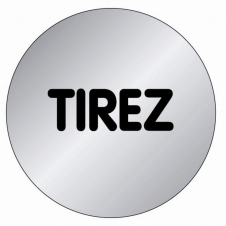 PLAQUE SIGNALÉTIQUE EN ALUMINIUM BROSSÉ NOVAP