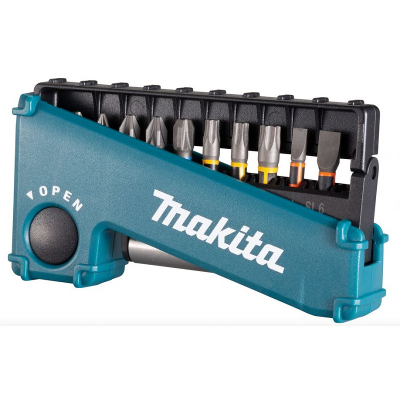COFFRET D'EMBOUTS IMPACT ET D'ACCESSOIRE PREMIER 11 PIÈCES 25 MM MAKITA E-03573