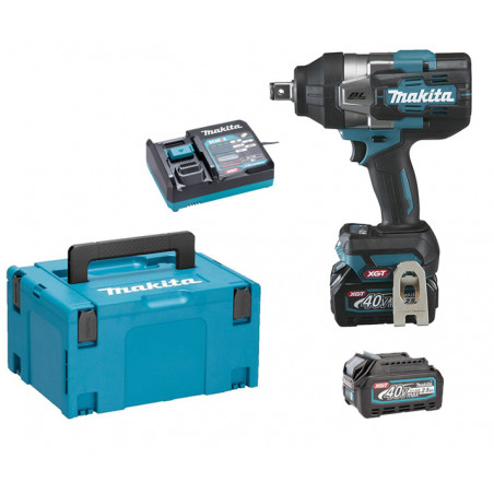 TW001GD201 BOULONNEUSE À CHOCS 40 V - 2 BATTERIES 2,5 AH - CHARGEUR - COFFRET MAKPAC
