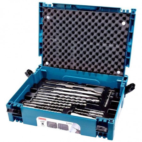 B-52059 COFFRET MAKPAC SDS-PLUS 12 FORETS - 5 OUTILS BURINAGE