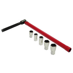 CLÉ À ROBINET 13 MM - DOUILLES 8 - 9 - 10 - 11 - 12 MM