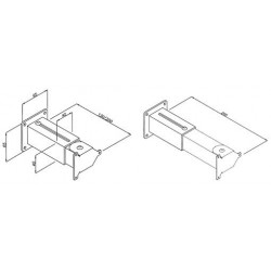 ÉQUERRE TÉLESCOPIQUE EN ACIER LAQUÉ OPERA