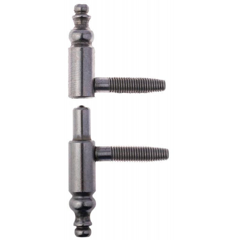 FICHE RUSTIQUE À VISSER Ø13MM PHOSPHATÉE AVEC FINITION VERNIE MODÈLE 190