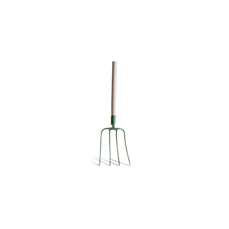 FOURCHE À FUMIER 4 DENTS AVEC MANCHE BOIS 130CM - MERCIER - 7706