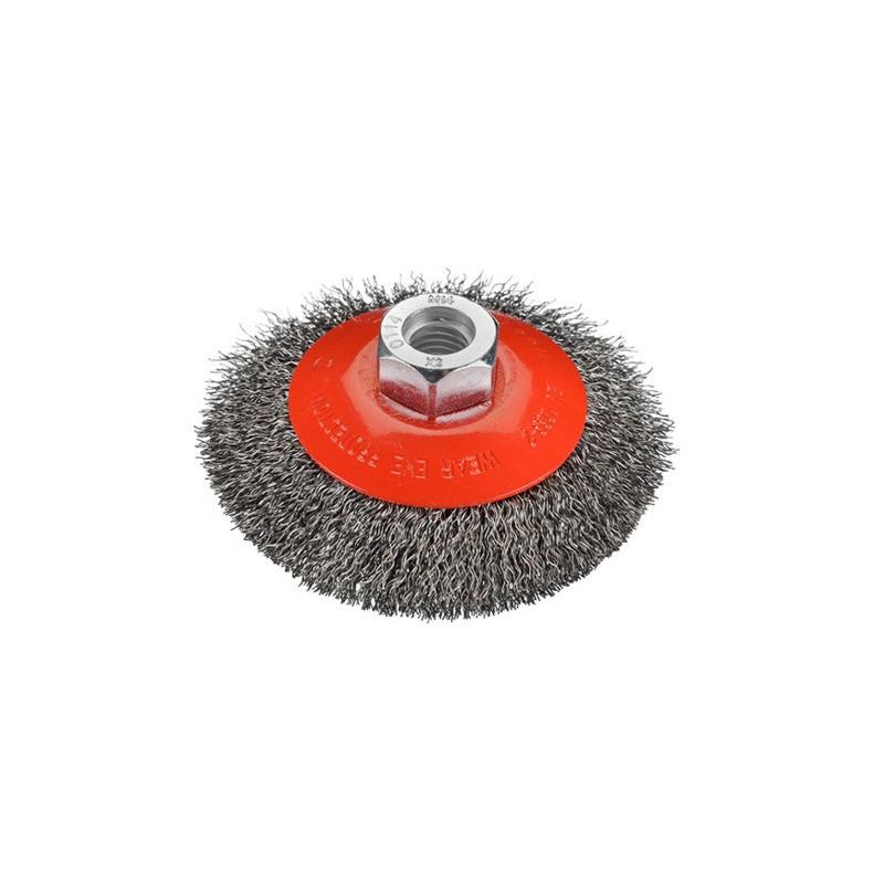 BROSSE CONIQUE FIL ACIER ONDULÉ OSBORN KBW M14 100 MM - 2008512161