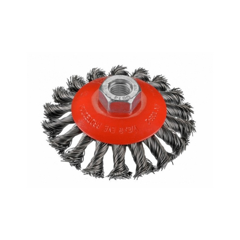 BROSSE CONIQUE FIL ACIER TRESSÉ OSBORN KBZ 100 MM M14 - 2008622151