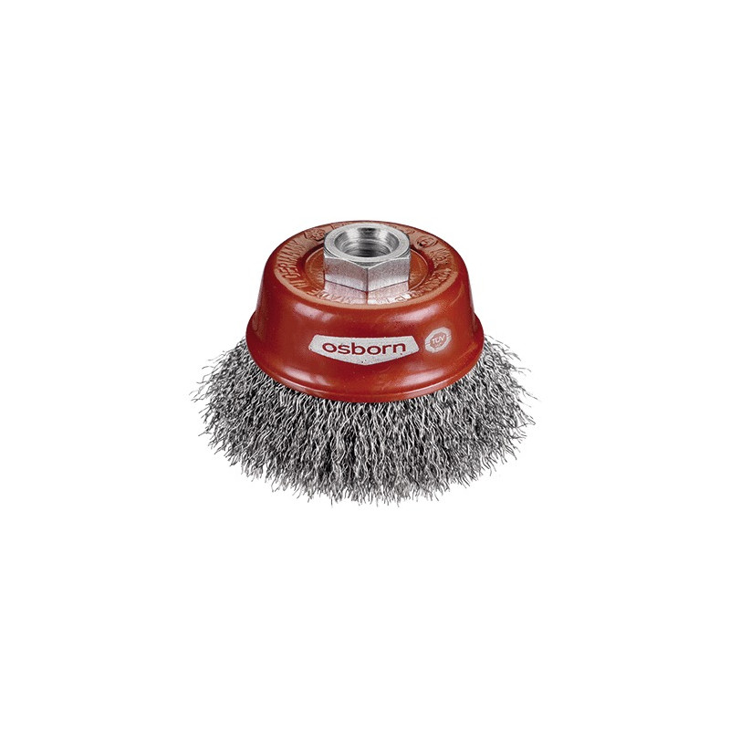 BROSSE COUPE OSBORN FILS ACIER ONDULÉS TBW M14 D 60 MM - 0002-613.161