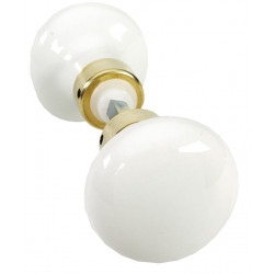 BOUTON DOUBLE ROND 56 CARRÉ DE 6 MM LAITON