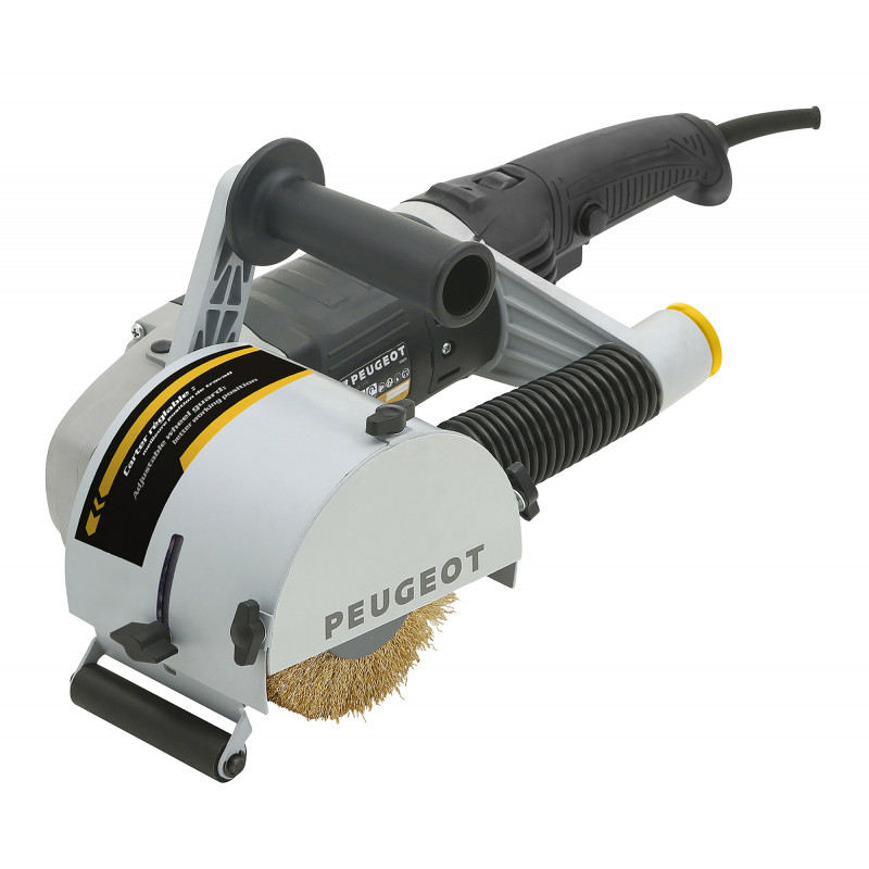 RÉNOVATEUR 1500W PEUGEOT OUTILLAGE ENERGYBRUSH-1500 - SAC DE TRANSPORT - ACCESSOIRES