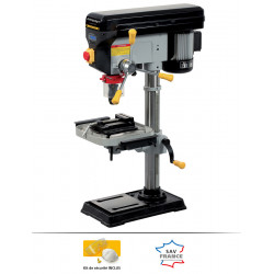 PERCEUSE À COLONNE 550W PEUGEOT ENERGYDRILL 16LBE AVEC MANDRIN 16MM CM2 + KIT SÉCURITÉ ET ACCESSOIRES