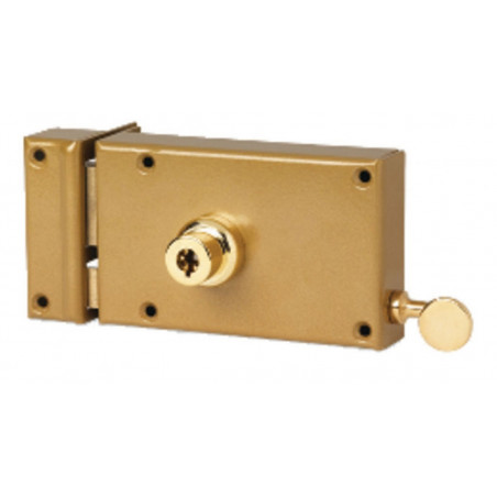 SERRURE EN APPLIQUE POLLUX MONOPOINT HORIZONTALE CYLINDRE 45 MM