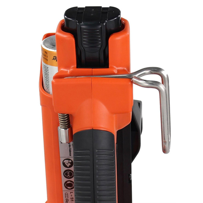 ENSEMBLE DE 2 CLOUEURS À GAZ SANS FIL PASLODE (IM90XI ET PPN50XI) AVEC 40 LOTS DE CLOUS CRANTÉS 2,8 X 70 MM