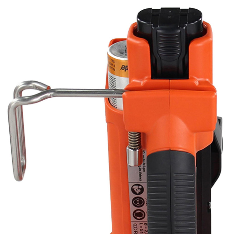 ENSEMBLE DE 2 CLOUEURS À GAZ SANS FIL PASLODE (IM90XI ET PPN50XI) AVEC 40 LOTS DE CLOUS CRANTÉS 2,8 X 70 MM