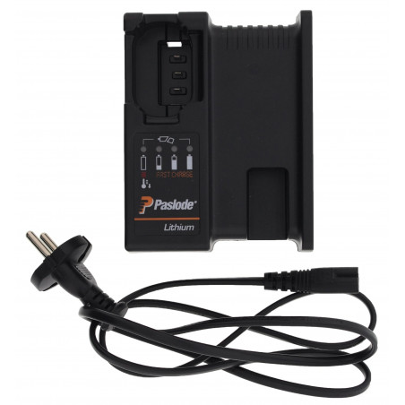 CHARGEUR DE BATTERIE LITHIUM POUR CLOUEUR PASLODE - MODÈLE 018881