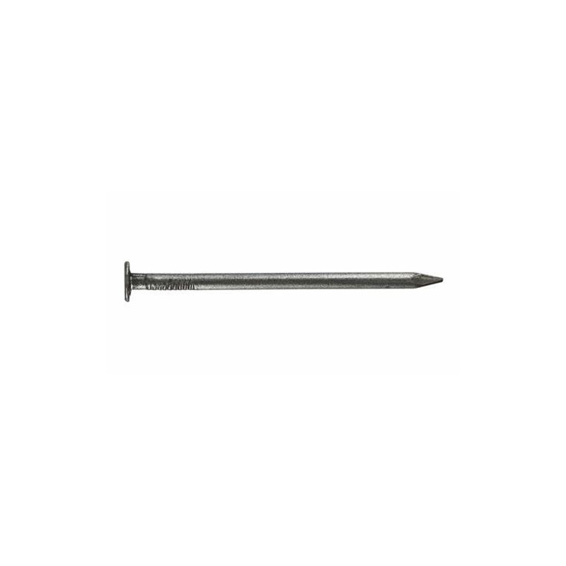 POINTE MAÇON TÊTE PLATE ACIER BRUT CLMAC21X55