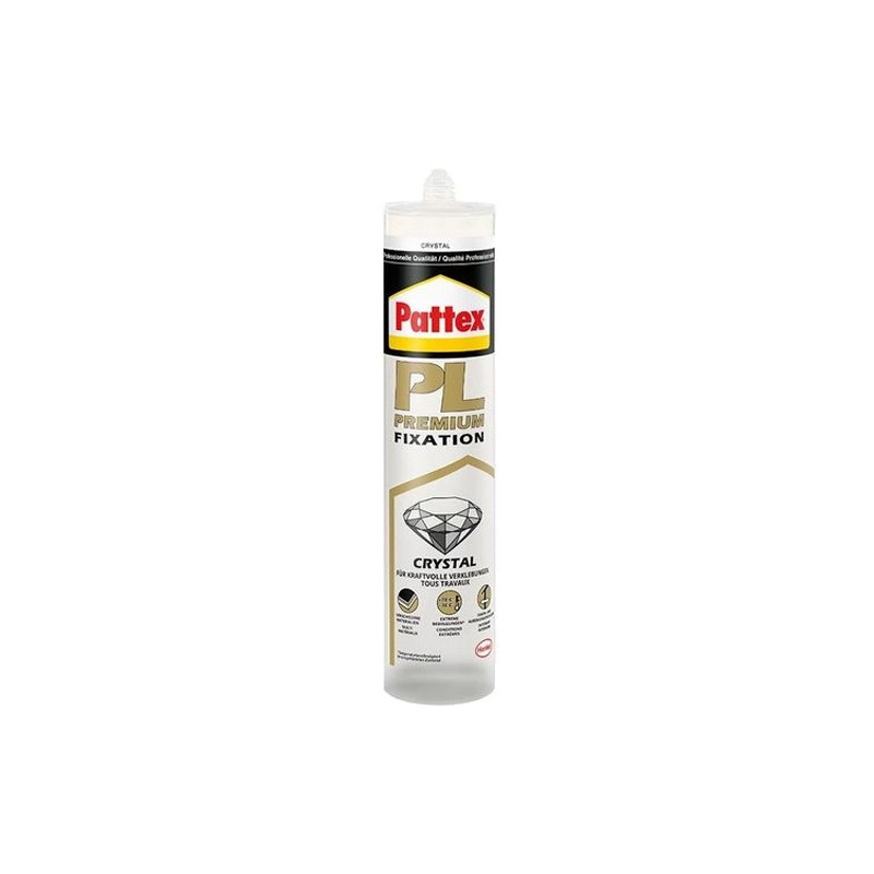 COLLE MASTIC DE FIXATION PATTEX PL PREMIUM CRYSTAL 1957323