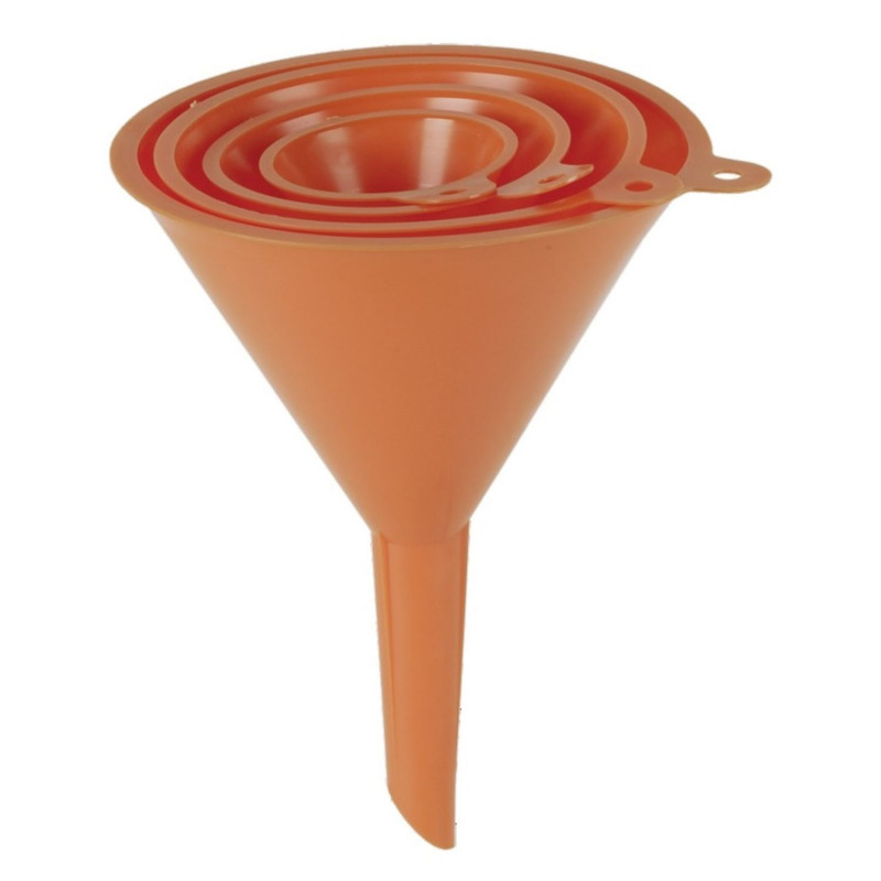 LOT DE 4 ENTONNOIRS 50/75/95/115MM